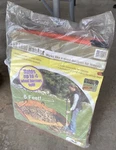 Ez Leaf Hauler, Reusable Lawn Cleanup Tarp With Ground Stakes 6 Across. Fixed Price $30.00.