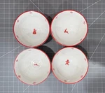 Euro Ceramica Winterfest Bowl Set. Fixed Price $30.00.