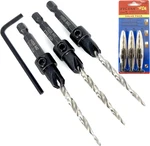 Countersink Drill Bit Set 3 Pc #8 (11/64") Wood Pack Same. Fixed Price $35.03.