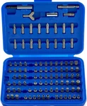 Neiko 10048A Security Bit Set 100-PIECE Cr-v Steel 1/4-INCH Adapters Phillip. Fixed Price $17.00.
