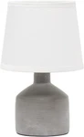Simple Designs LT2080-GRY Mini Bocksbeutal Concrete Table Lamp, Gray. Fixed Price $15.96.