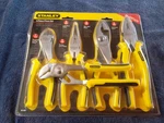 Stanley 5 Piece Plier Set Yellow And Black Nip. Fixed Price $45.00.