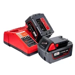 Milwaukee M18 5.0AH Battery And Charger Combo 2 Pack Cordless 48-11-1850 Replace. Fixed Price $114.99.
