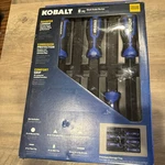 Kobalt 6PC Black Oxide File Set 099198522661. Fixed Price $49.95.