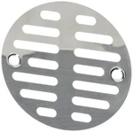 Lasco 03-1247 3-1/2-INCH With Two Screws Shower Drain Grate, Chrome Plated. Fixed Price $19.11.