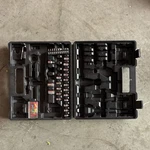 Partially Complete Hyper Tough Home Repair Tool Set W/ Box Case, Sae/metric. Fixed Price $25.00.