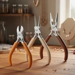 Mini Jewelry Making Pliers Set Ergonomic, 3-PIECE Autumn Essential Tools. Fixed Price $12.36.
