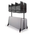 65 X 33.7 In. 67 Steel 600LB Capacity Folding Chair And Table Combo Car. Fixed Price $326.40.