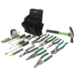 Greenlee 0159-12 17-PIECE Journeyman's Electrician Standard Hand Tool Kit. Fixed Price $554.26.