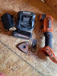 Ridgid R86240KN 18V Brushless Cordless Oscillating Multi-tool Kit. Fixed Price $110.00.