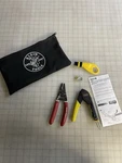 Klein Tools Coax Kit: Crimp, Compress, Install, For F-connectors. Fixed Price $37.90.