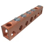 Ilsco D167-4 Copper Neutral Bar 4-14 Main 6-14 Tap 5 Ports. Fixed Price $61.91.