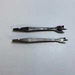 Antique Cast Steel Brace Bits 7/16 5/8 Ashton & Jackson. Fixed Price $16.11.