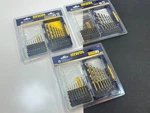 New Irwin Tools 3 Sets (45 Total Pc) Turbomax, Cobalt & Titanium Drill Bit Lot. Fixed Price $57.99.