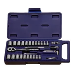 Williams 1/4" Drive Metric & Sae 6-POINT Socket Set 27-PC Chrome Pro Tool. Fixed Price $64.49.