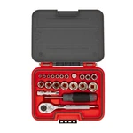 Proto J47122S Socket SET,1/4",3/8" DRIVE,22PCS.,6 Pt. 60MK79. Fixed Price $308.48.
