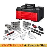 Craftsman 242-PIECE Standard Sae Metric Polished Chrome Mechanics Tool Set. Fixed Price $112.99.