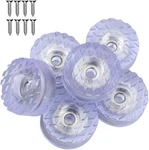 Dgol 36 Pcs Stable Screw-in Rubber Chair Furniture Feet Leg Transparent. Fixed Price $13.40.