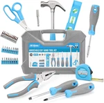 Hi-spec Set, Blue Household Starter With Box, Car Toolkit, F. Fixed Price $43.92.