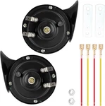 Universal Car Upgrade Kit, 12V High/low Dual Tone Snail Horn, Loud Waterpro. Fixed Price $17.45.