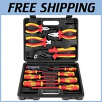 1000V Electrical Tools Set, Insulated Screwdrivers & Pliers=. Fixed Price $123.11.