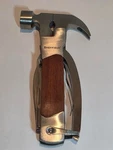 Sheffield The Hammer 14-IN-1 Multi-tool Polished Stainless Steel Hardwood Handle. Fixed Price $14.87.
