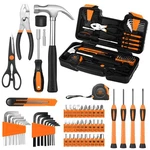 Getfoo Tool Kit Basic Home Repair Set, General 58-PIECE, Orange. Fixed Price $25.29.