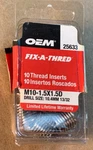 Oem Tools 25633 M10-1.5 Metric Fix-a-thred Thread Inserts, Pc -free Shipping. Fixed Price $9.98.