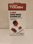 Hyper Tough 4-PIECE Scrub Brush Cleaning Set Drill Attachment With Extension. Fixed Price $8.99.