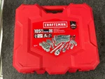 Craftsman CMMT12023. 105PC Sae/metric 6PT. 1/4 -3/8 Mechanics Tool Set. Fixed Price $124.99.