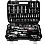 Tlgreen 108 Pcs Mechanic Socket Tool Kit,cr-v Steel Metric And 1/4" & 1/2" Ra.... Fixed Price $86.36.