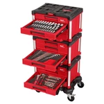 Milwaukee Master Mechanics Hand Tool Set With Packout Drawers Dolly, 366. Fixed Price $3999.99.