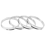 Dcvamous Alloy Aluminum Hub Centric Rings To 106, 106MM 108MM, Silver. Fixed Price $29.99.