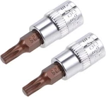 Uxcell 2PCS 1/4" Drive T25 Torx Socket, S2 Steel Cr-v Sockets. Fixed Price $9.45.