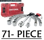 Craftsman 71-PIECE Standard Sae Metric Versastack Mechanics Tool Set + Case New. Fixed Price $99.26.