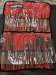 Proto Professional Punch And Chisel Starter Set 26PC No. 46 - W/plastic Roll Up.. Fixed Price $200.00.