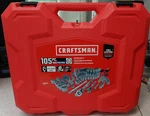 Craftsman Sae Metric 1/4" 3/8" Drive 105 Piece Mechanics Tool Set CMMT12023. Fixed Price $129.95.