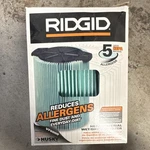 Ridgid VF6000 Wet/dry Vac Filter, 5-LAYER Hepa, Allergen Removal. Fixed Price $16.98.