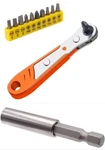 For Smith & Wesson Ratcheting Hex Magnetic Screwdriver 1/4 Bit Set Extension Rod. Fixed Price $18.99.