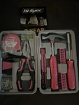 Hi-spec 42PC Pink Household Diy Tool Set For Women. Home, Office And College. Fixed Price $19.00.