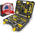 Profesional Juego De Herramientas Reparacion Mecanica Con Caja 220 Piezas. Fixed Price $133.90.