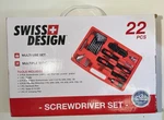 Swiss Design 22-PIECE Screwdriver And Multi-tool Set In Red Storage Case.. Fixed Price $16.00.