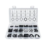 Ohleats 225 Pcs Kit, 18 Sizes Rubber Auto Sealing O-ring Black. Fixed Price $16.70.