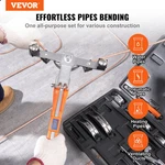 Vevor Pipe Tube Bender, 1/4"-7/8" O.d. Ratcheting Tubing 90 Forward/rev. Fixed Price $81.80.