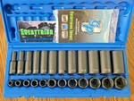 Grey Pneumatic 24PC Short & Deep Fractional Impact Socket Set 5/16" To 1" 1224RD. Fixed Price $139.49.
