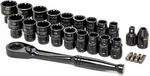 Piece 3/8" Drive Pass-thru Standard Spline Mechanics Tool Set CX6PT25. Fixed Price $121.99.