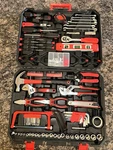 Cartman 148-PIECE General Household Hand Tool Kit Red New Never Used. Fixed Price $48.76.