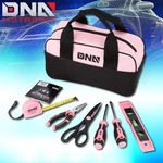 6PCS Hand Tool Kit W/carrier Bag Measuring Tape Scissor Pliers Level Screwdriver. Fixed Price $21.74.