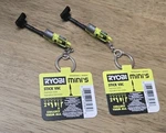 New Lot Of 2 Ryobi Mini Keyring Keychain One+ Power Tools - Stick Vac. Fixed Price $24.99.