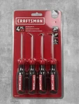 Craftsman 4 Pc Precision Steel Hook Pick Set CMHT65073 O-ring Seal Tool. Fixed Price $18.00.